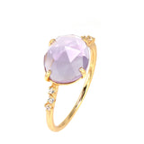 S925 Silver Gilded Japanese Birthstone Ring – Holiday Gift Ideas — 3