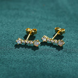 Korean Simple Zircon Earrings – Practical Gifts — 1