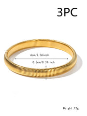 Women's Fashion Stretch Titanium Steel Snake Bone – Stylish Gifts — 11