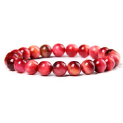 Natural Stone Color Scattered Beads 8mm Bead Bracelets – Useful Gifts — 4