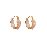 Light Luxury Unique Elegance Retro Opal Circle Ear – Thoughtful Gifts — 5