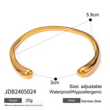 Irregular 18K Gold Stainless Steel Bracelet – Jewelry Gift Ideas — 3