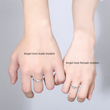 Couple Rings A Pair Of Sterling Silver Male And Female – Gifts for Her — 5