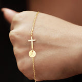 Round 26 Letters New Female Cross Bracelet Female – Jewelry Gift Ideas — 4