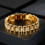Men's Stainless Steel Electroplated Diamond – Jewelry Gift Ideas — 1