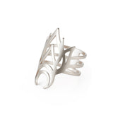 Flame Crescent Exaggerated Geometry Stainless – Unique Gift Ideas — 5