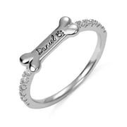 Personalized Pet Cat Ears Name Ring Fashion Jewelry – Stylish Gifts — 5