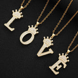 Stainless Steel Chain Zircon Alphabet Pendant – Jewelry Gift Ideas — 18