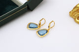 Light Luxury 925 Silver Sapphire Earrings – Birthday Gifts — 4