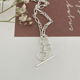 Women's Simple Sterling Silver Pearl Chain – Jewelry Gift Ideas — 4