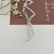 Women's Simple Sterling Silver Pearl Chain – Jewelry Gift Ideas — 4