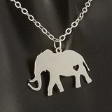 Stainless Steel Cute Elephant Pendant Animal – Jewelry Gift Ideas — 3