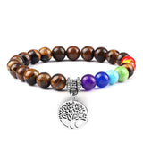 Creative 8mm Beads Tree Of Life Pendant Bracelet – Jewelry Gift Ideas — 10