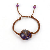 Fashion Personality Handmade Woven Amethyst Bracelet – Stylish Gifts — 2
