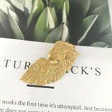 Stainless Steel Three-dimensional Wings Brooch Fashion – Stylish Gifts — 5