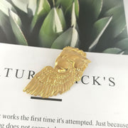 Stainless Steel Three-dimensional Wings Brooch Fashion – Stylish Gifts — 5