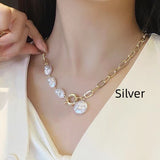 Retro Sterling Silver Baroque Pearl Necklace – Jewelry Gift Ideas — 6