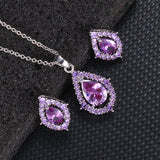 Sparkling Zircon Wedding Necklace And Earrings – Jewelry Gift Ideas — 2