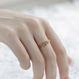 Women's Natural Olivine Bee Ring – Gifts for Her — 1