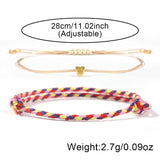 Bracelet Fashion Suit Cotton String Woven – Stylish Gifts — 7