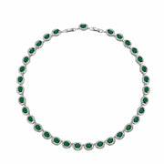 Retro Colorful Crystals Tennis Necklace For Men – Jewelry Gift Ideas — 3