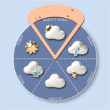 S925 Sterling Silver Sun Mood Weather Stud Earrings – Gift Ideas — 1