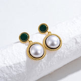 Earrings Frosted Shell Beads Solid Color – Special Occasion Gifts — 5
