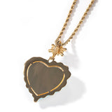 Oil Drip Love Sweater Pendant Necklace – Jewelry Gift Ideas — 8