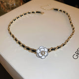 Camellia Crystal Pearl Pendant Necklace Light – Jewelry Gift Ideas — 8