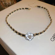 Camellia Crystal Pearl Pendant Necklace Light – Jewelry Gift Ideas — 8