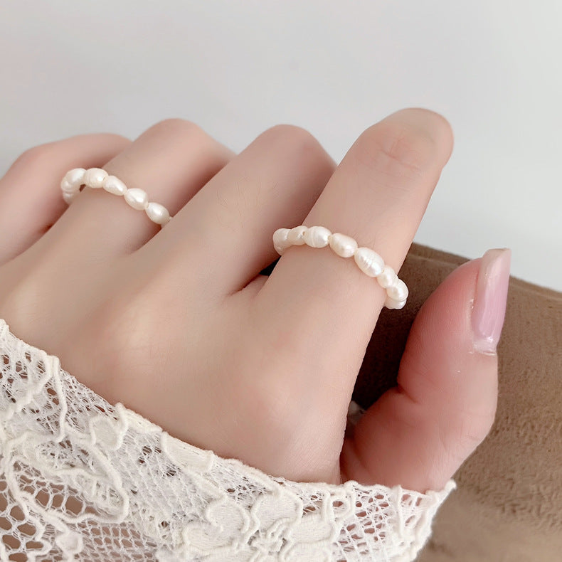 Simple Baroque Pearl Index Finger Ring – Jewelry Gift Ideas — 1