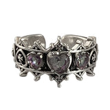 Cross Love Zircon Ring Female – Gifts for Her — 4