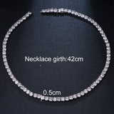 Fashion Temperament Round Zircon Necklace Women – Jewelry Gift Ideas — 4