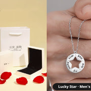 Sterling Silver Couple Necklace Birthday Gift – Jewelry Gift Ideas — 7