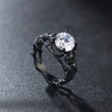 Personality Retro Skull Gem Men's Titanium Steel Ring – Gifts for Him — 1
