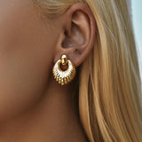 Female Retro Irregular Personality Design Earrings – Gifts for Her — 15
