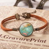 World Map Time Stone Woven Bracelet Female – Jewelry Gift Ideas — 9