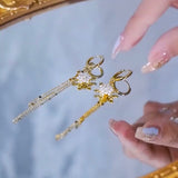 Women's Fashionable Snowflake Tassel Earrings – Gifts for Her — 2