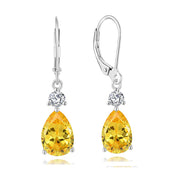 Light Luxury Water Drop Copper Zircon Earrings Female – Gifts for Her — 5