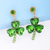 Women's Fashion Green Eardrops Stud Earrings – Stylish Gifts — 1