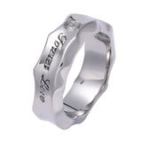 Men's And Women's Titanium Steel Water Ripple Ring – Gifts for Her — 3