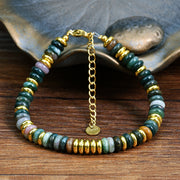 Dopamine Color Natural Stone Beaded Bracelet – Jewelry Gift Ideas — 6