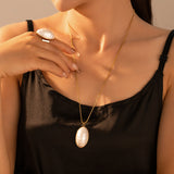 Fritillary Pendant Clavicle Necklace Ring – Jewelry Gift Ideas — 10