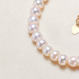 Freshwater Pearl Plain White Bracelet – Jewelry Gift Ideas — 3