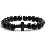 Blue Turquoise Cross Bracelet – Jewelry Gift Ideas — 8