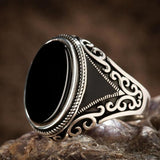 Men's Color Retro Two Color Fashion Ring – Stylish Gifts — 5