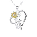 Pastoral Style Two-color Sunflower Pendant Trend – Jewelry Gift Ideas — 2