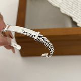 Simple Letter Bracelet Female Wheat Creative – Jewelry Gift Ideas — 5