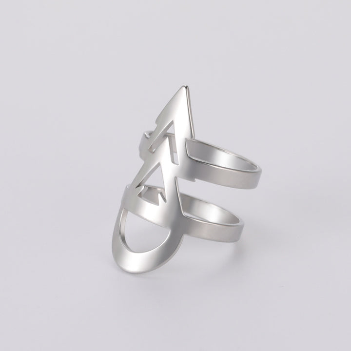 Men's And Women's Stainless Steel Arrow Shaped Rings – Gifts for Her — 1