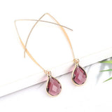 Simple Personality Crystal Water Drop Earrings – Birthday Gifts — 10